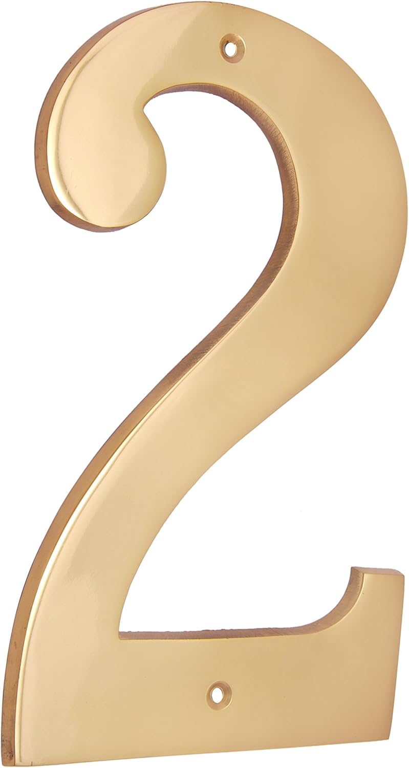 8" Brass Numerals (0-9)