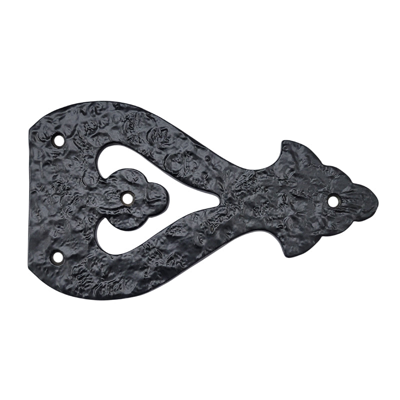 7.2 Inch Alleluia Antique Cast Iron Vintage False or Dummy Front Hinge