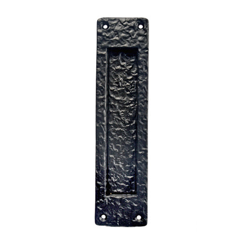 Buy 8" Adoram Black Antique Iron Flush Pull-Premium Harware Products Online - Adonai Hardware
