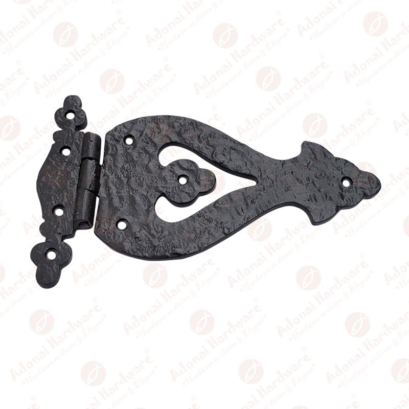 9 Inch Alleluia Antique Cast Iron Vintage T Hinge