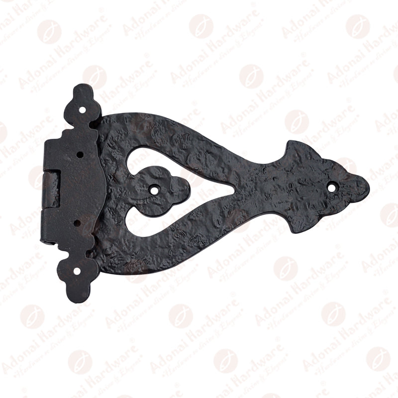 9 Inch Alleluia Antique Cast Iron Vintage T Hinge