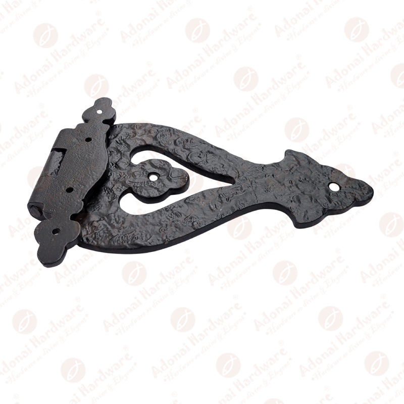 9 Inch Alleluia Antique Cast Iron Vintage T Hinge