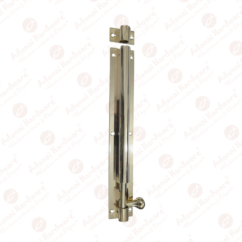 9.80" Anim Brass Barrel Bolt