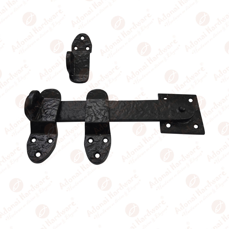 9 Inch Elath Iron Black Antique Gate Latch