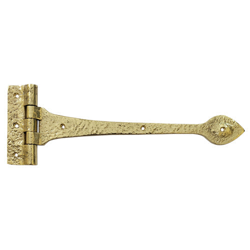 Buy 12 Inch "Achim" Heavy Duty Brass Vintage Strap T Hinge-Premium Harware Products Online - Adonai Hardware