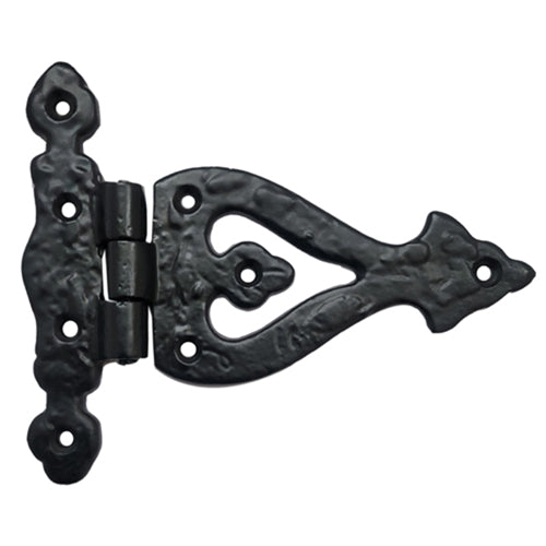 Buy 5.3 inch "Alleluia" Black Antique Iron T Hinge-Premium Harware Products Online - Adonai Hardware