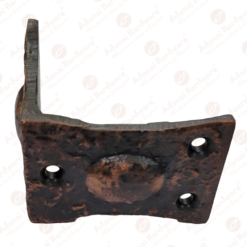 "Arah" Black Antique Cast Iron L-Corner