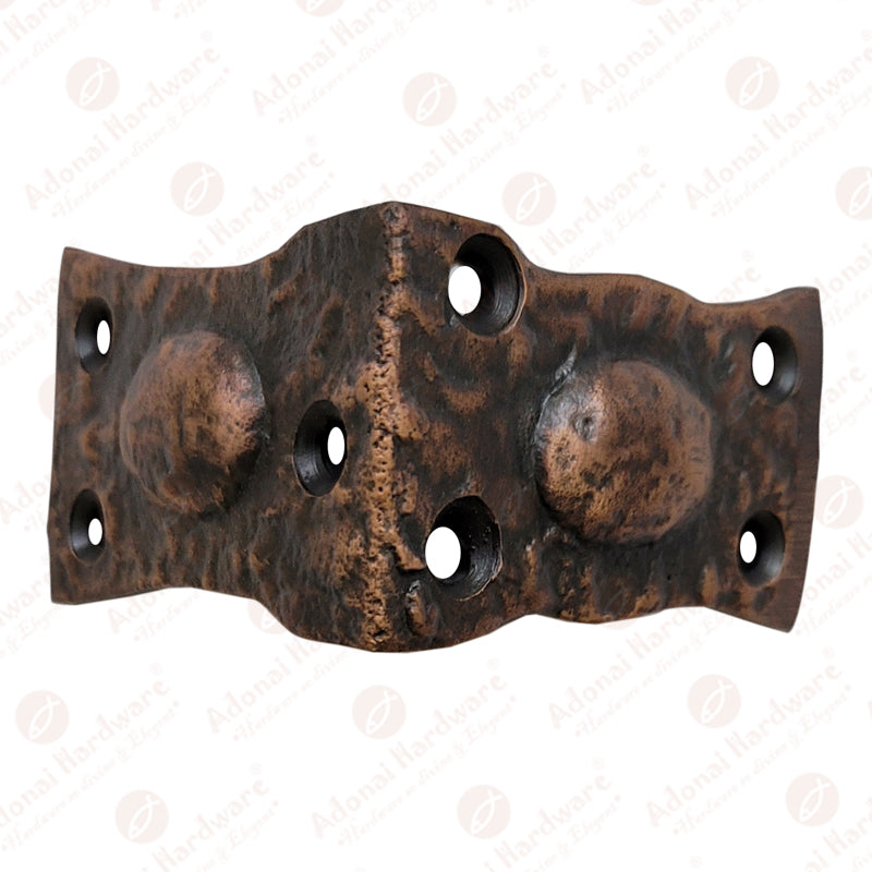 "Arah" Black Antique Cast Iron L-Corner