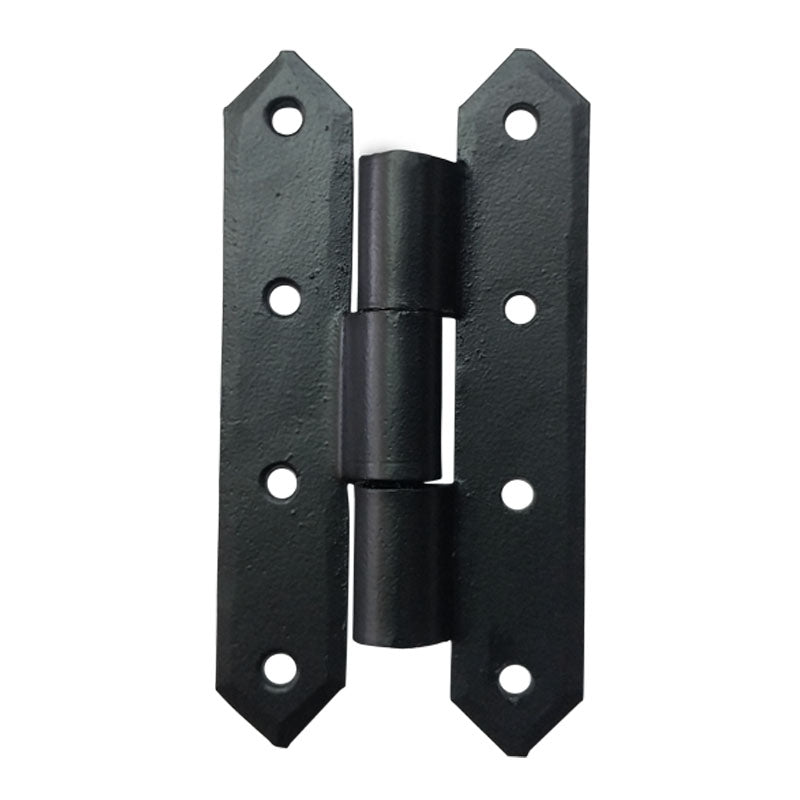 Buy 104mm "Azaliah" Black Antique Iron Hand Forged H Hinge-Premium Harware Products Online - Adonai Hardware