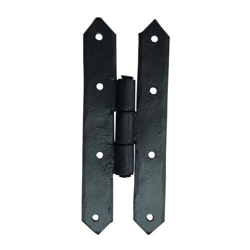 Buy 137mm "Azaliah" Black Antique Iron Hand Forged H Hinge-Premium Harware Products Online - Adonai Hardware