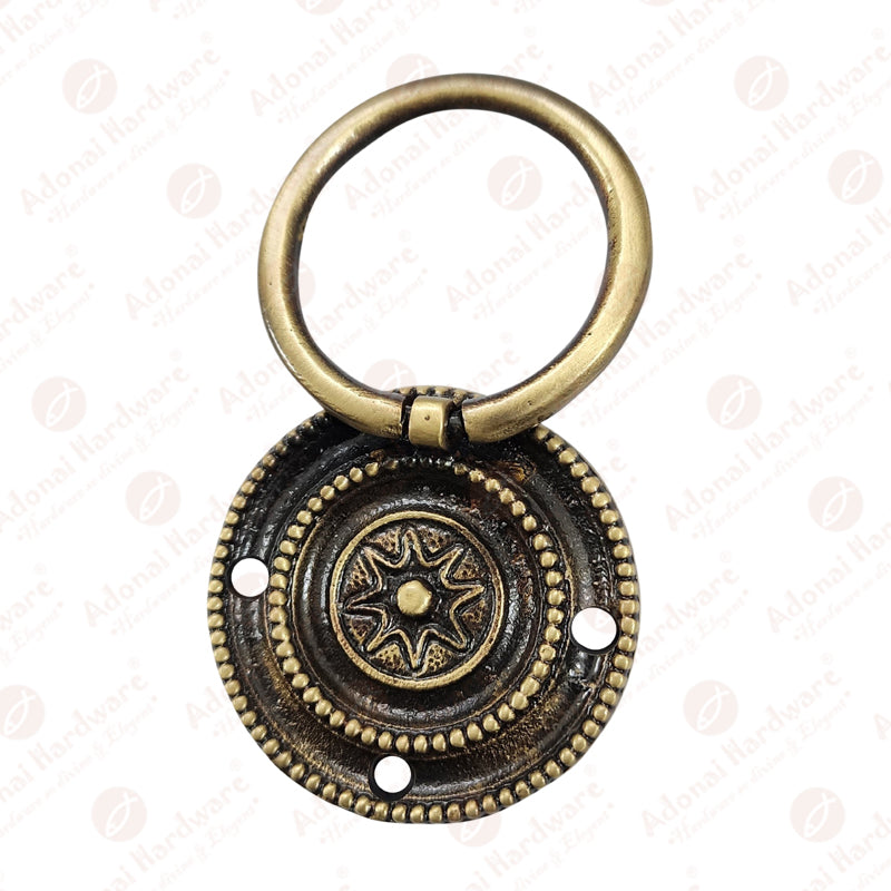 "Bernice" Brass Decorative Drop Pull