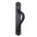 "Cappadocia" Black Antique Iron Door Pull with Plate (Right Hand)