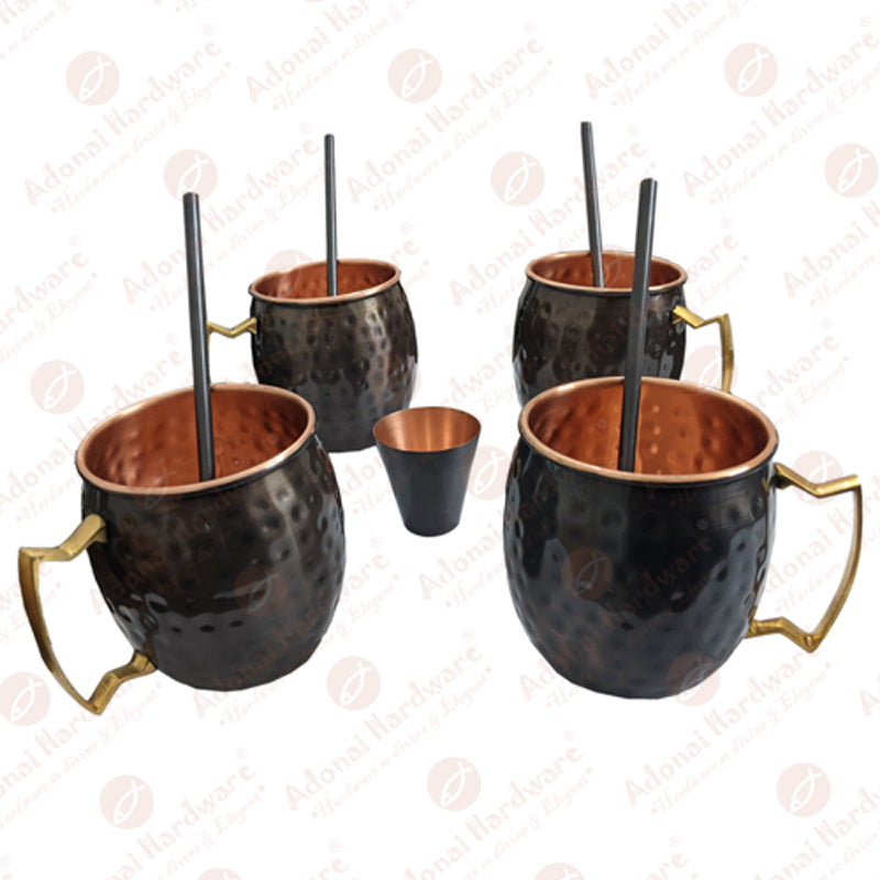 Hammered Pure Copper Moscow Mule Mug