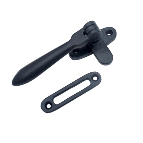 Buy "Adaiah" Black Antique Iron Window Fastener-Premium Harware Products Online - Adonai Hardware