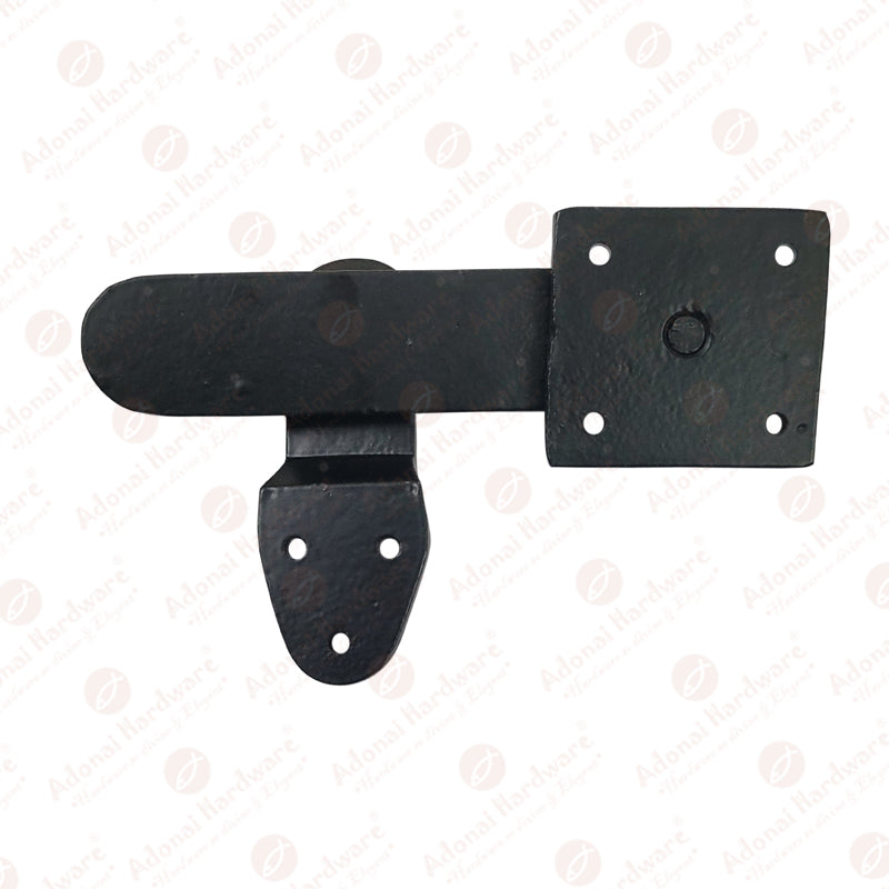 5 Inch Elath Black Antique Gate Latch