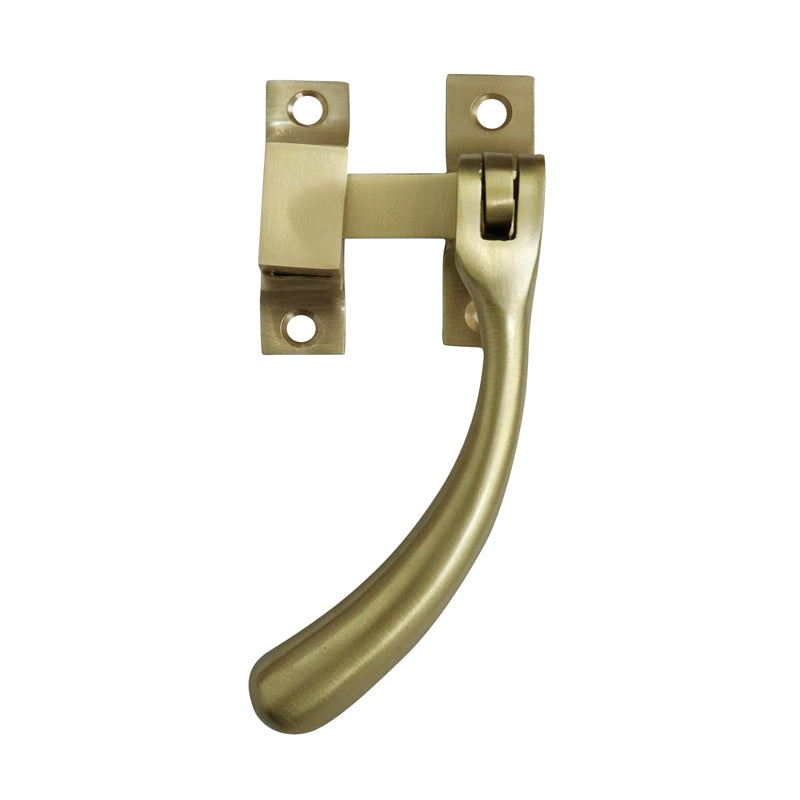 Left Curved Brass Fastener