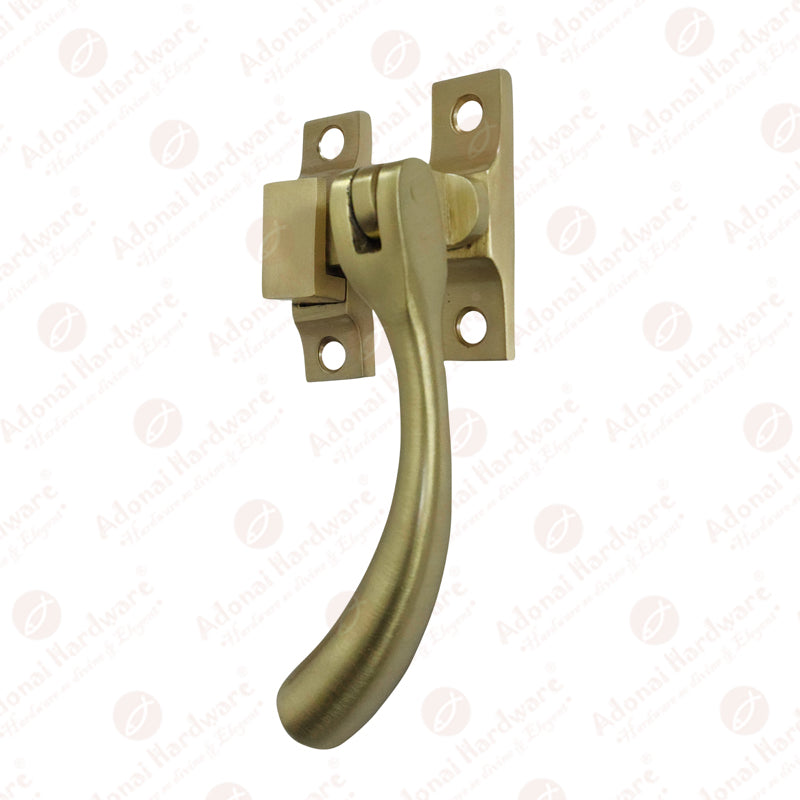 Left Curved Brass Fastener