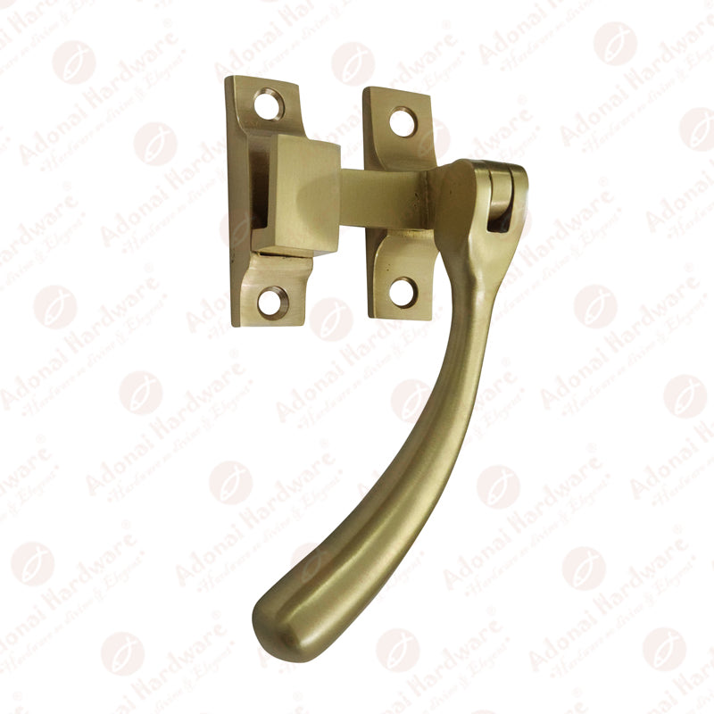 Left Curved Brass Fastener