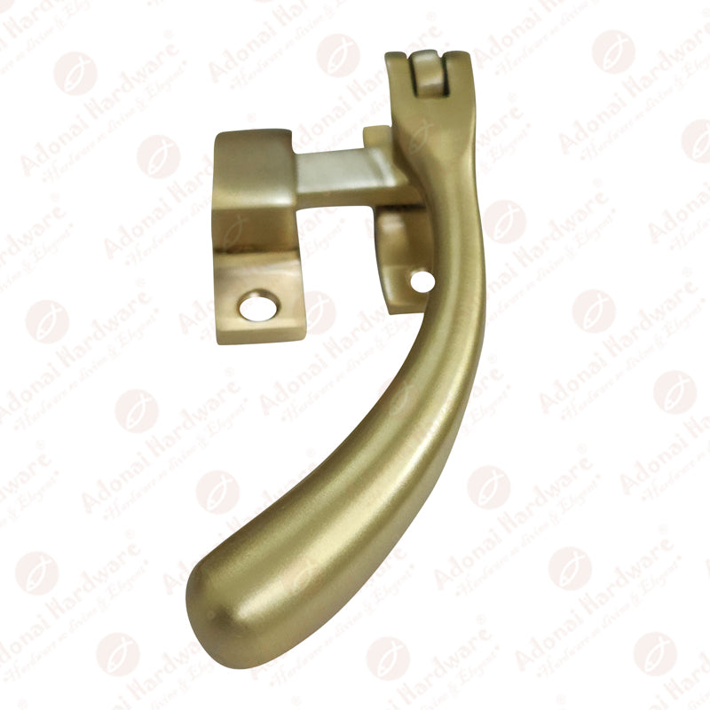 Left Curved Brass Fastener