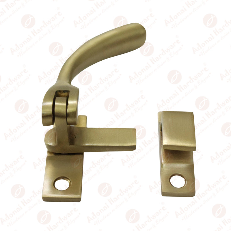 Left Curved Brass Fastener