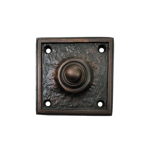 Buy "Hosanna" Brass Square Bell Push-Premium Harware Products Online - Adonai Hardware