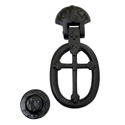 Buy "Hoshaiah" Antique Cast Iron Cross Door Knocker-Premium Harware Products Online - Adonai Hardware