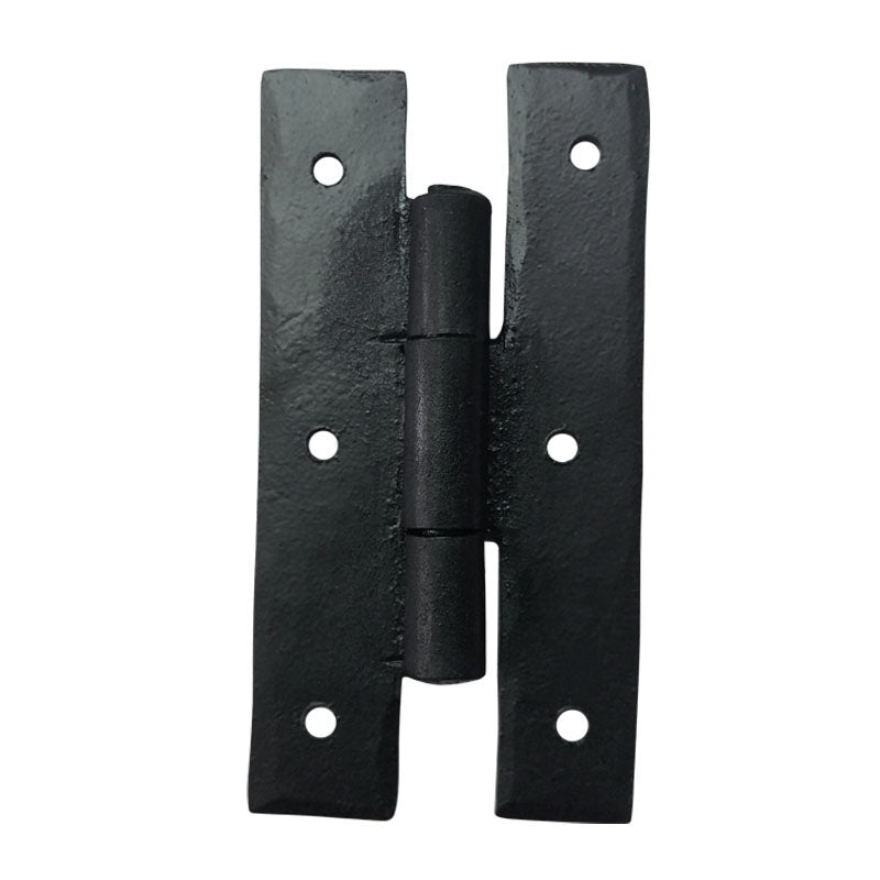 Buy 104mm "Eliab" Black Antique Iron Hand Forged H Hinge-Premium Harware Products Online - Adonai Hardware
