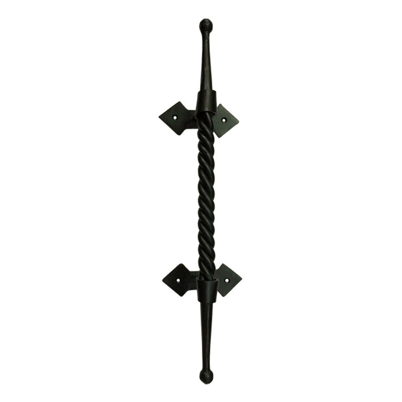 Buy "Abihail" Black Antique Iron Hand Forged Door Pull-Premium Harware Products Online - Adonai Hardware