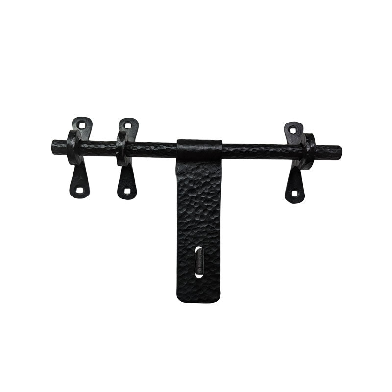 Buy 12" "Jaazaniah" Black Antique Iron Hammered Hand Forged Aldrop-Premium Harware Products Online - Adonai Hardware