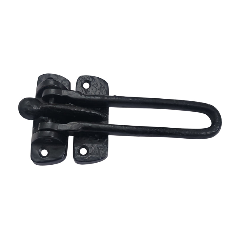 "Ishmaiah" Black Antique Iron Gate Latch