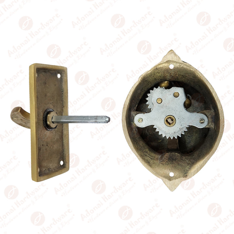 "Jaalam" Brass Manual Old Fashioned Door Bell