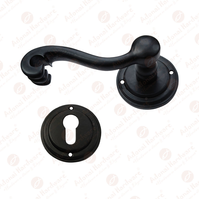 "Jude" Iron Handle with Rose