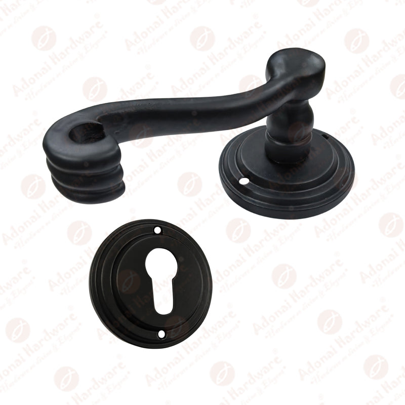 "Jude" Iron Handle with Rose