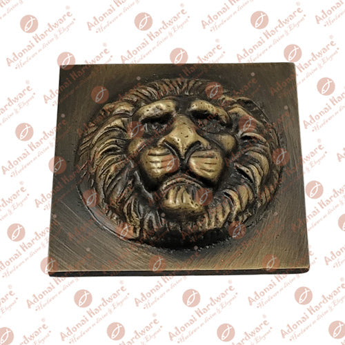 Buy 2" "Lion" Brass Wall Tiles-Premium Harware Products Online - Adonai Hardware