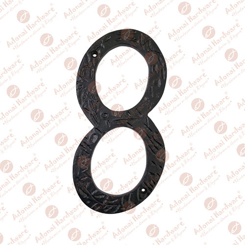 8" Iron Numerals (0-9) Heavy Duty