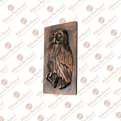 3.75" "Owl" Brass Wall Tiles