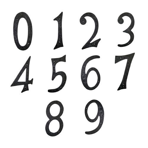 Buy 8" Iron Numerals (0-9) Heavy Duty-Premium Harware Products Online - Adonai Hardware