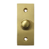 Rectangular Victorian Brass Bell Push