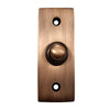 Rectangular Victorian Brass Bell Push