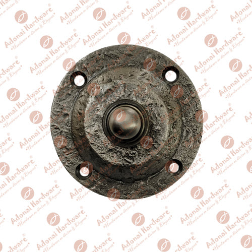 "Sherebiah" Round Brass Bell Push
