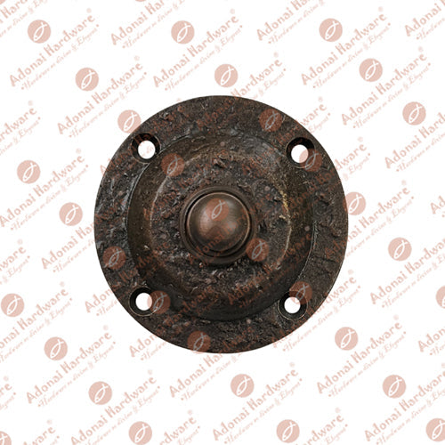 "Sherebiah" Round Brass Bell Push