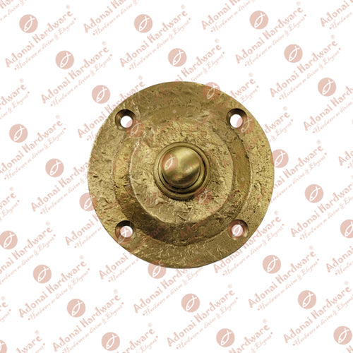 "Sherebiah" Round Brass Bell Push