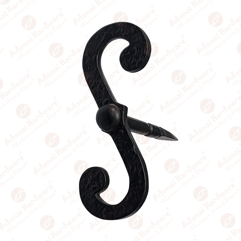 Selah Decorative Exterior Solid Iron Scroll Design Window / Shutter Dogs