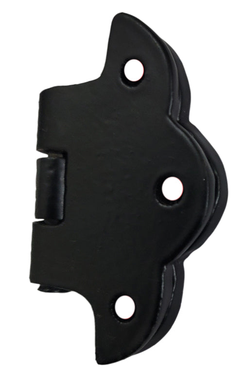 2 Inch "Adah" Black Antique Iron Butterfly Cabinet Hinge