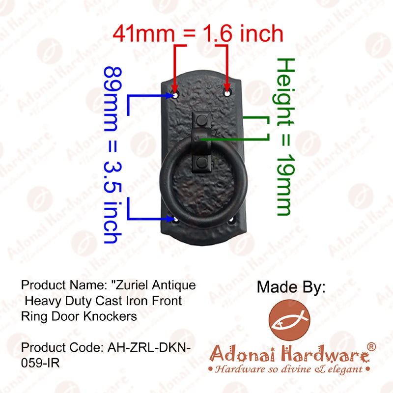 Zuriel Brass Door Knocker