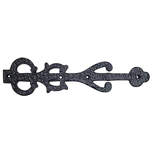 Buy 12 Inch "Izehar"  Antique Aluminium Strap False Faux Dummy Hinge Fronts-Premium Harware Products Online - Adonai Hardware