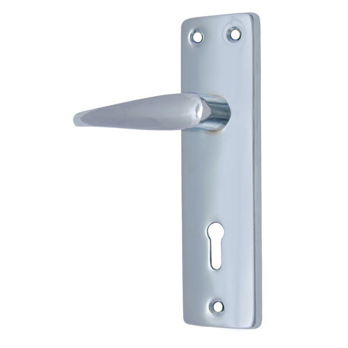 Buy "Aaron" Iron Door Handle with Plate-Premium Harware Products Online - Adonai Hardware