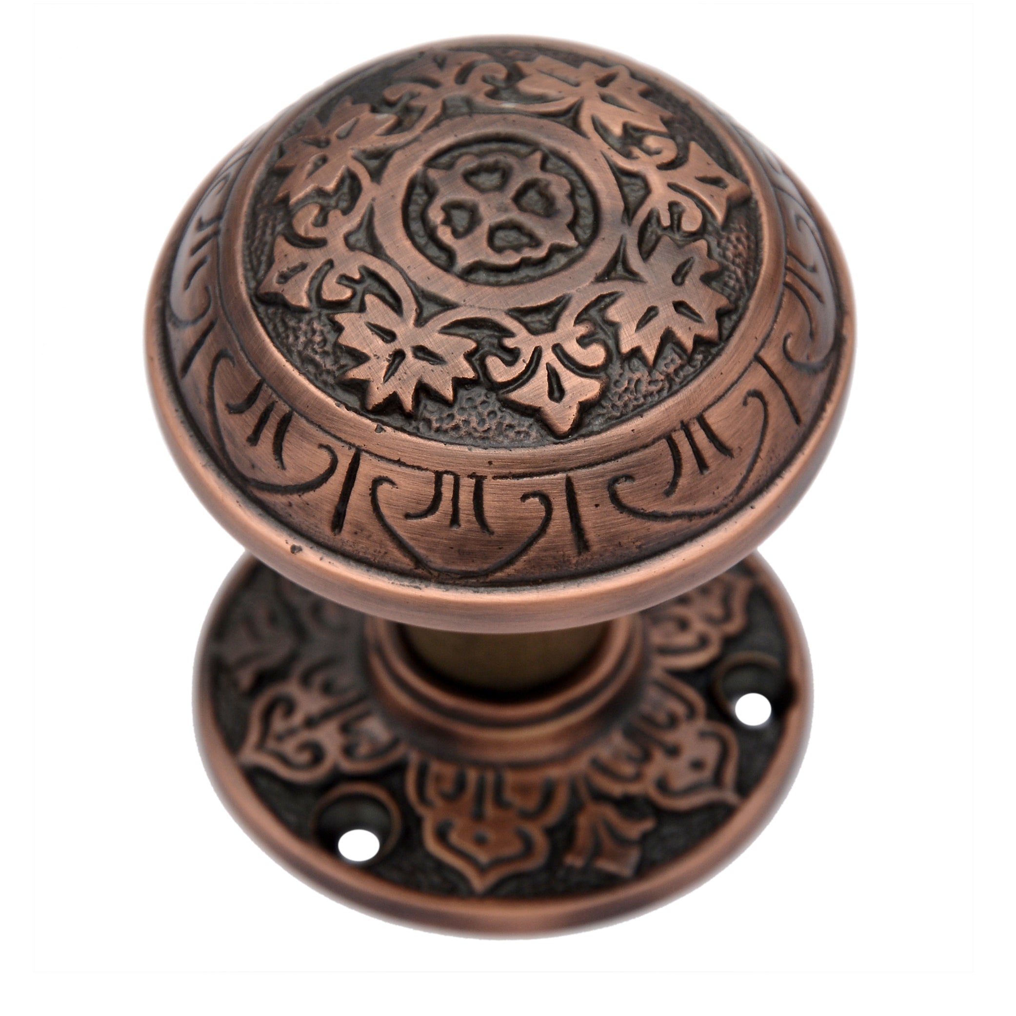 Buy "Abdeel" Brass Door Knob with Rose-Premium Harware Products Online - Adonai Hardware