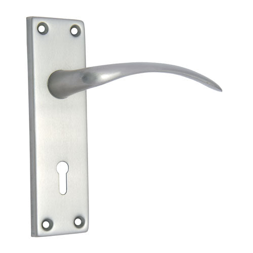Buy "Abidan" Iron Door Handle with Plate-Premium Harware Products Online - Adonai Hardware