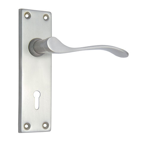 Buy "Abilene" Iron Door Handle with Plate-Premium Harware Products Online - Adonai Hardware